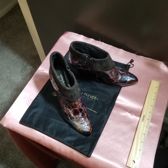 Donald J. Pliner Patent Leather Half Boot - Picture 5 of 5